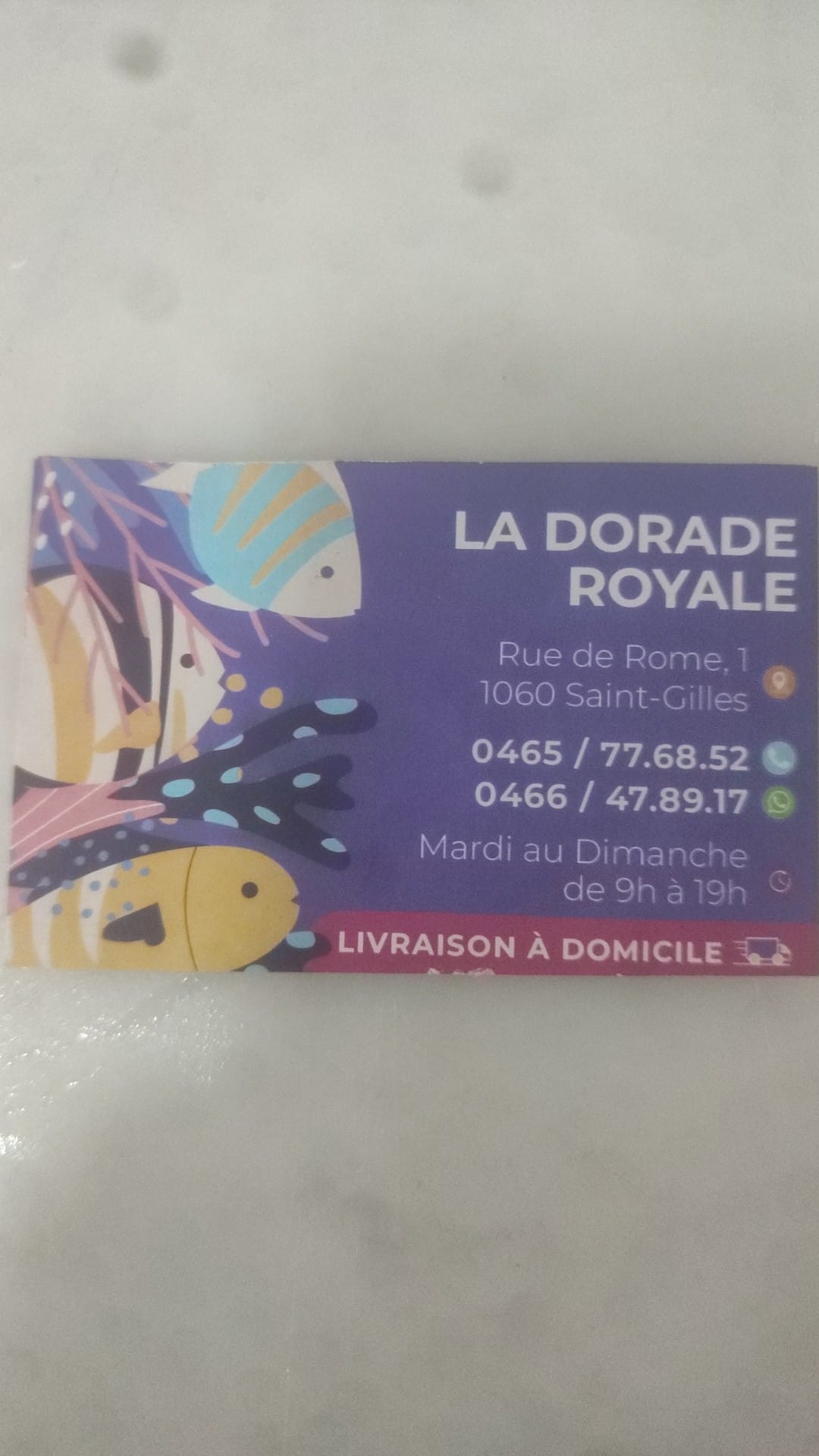 Produit La Dorade Royale